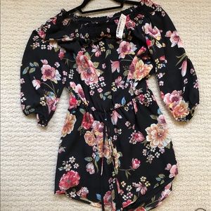 Off the shoulder romper